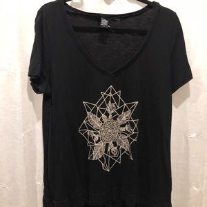 Torrid- Black v-neck shirt